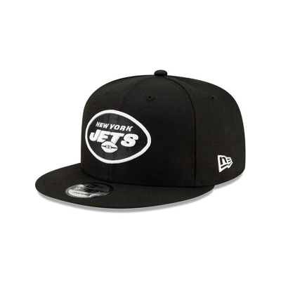 Black New York Jets Hat - New Era NFL 9FIFTY Snapback Caps USA3518276